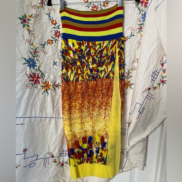 90s/Y2K JEAN PAUL GAULTIER MAILLE FUZZI TUBE DRESS MIDI SKIRT - Picture 2 of 11